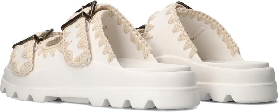 MOU Slippers Dames Eva One-piece Slide Two-buckles Maat: 41 Materiaal: Rubber Kleur: Wit - Foto 5