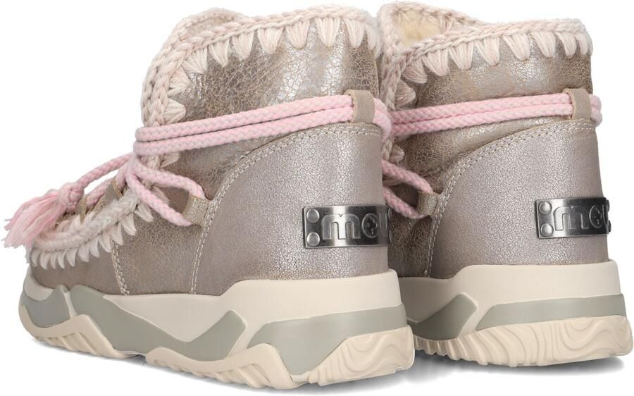 MOU Snowboots Dames Trainer 02 Scoubidoo Lace Maat: 36 Materiaal: Leer Kleur: Zilverkleurig - Foto 4