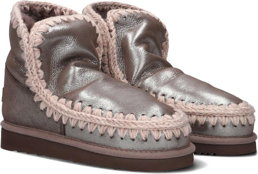 MOU Vachtlaarzen Dames Eskimo 18 Met Maat: 40 Materiaal: Suède Kleur: Zilver - Foto 4