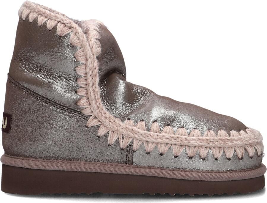 MOU Vachtlaarzen Dames Eskimo 18 Met Maat: 37 Materiaal: Suède Kleur: Zilver