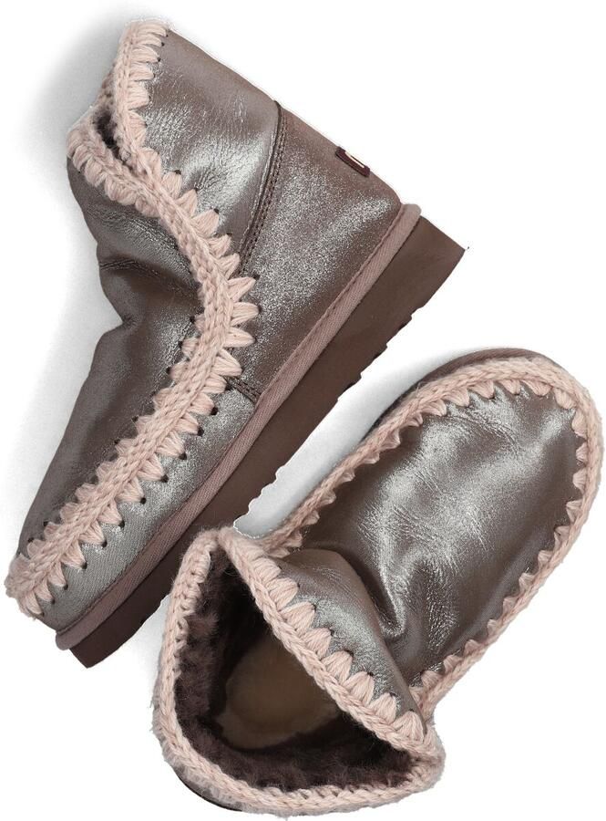 MOU Vachtlaarzen Dames Eskimo 18 Met Maat: 36 Materiaal: Suède Kleur: Zilver
