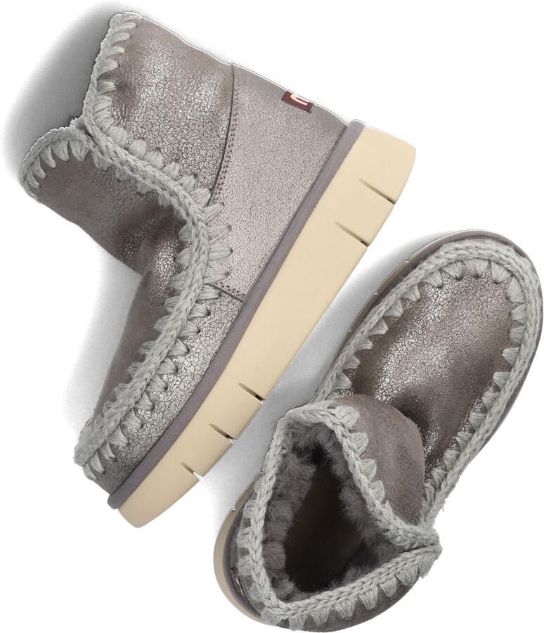 MOU Vachtlaarzen Dames Eskimo18bounc Met Maat: 39 Materiaal: Suède Kleur: Zilver