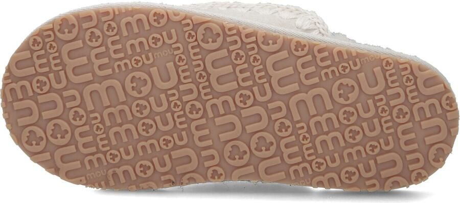 MOU Pantoffels Dames Slipper Full Eskimo Stitch Maat: 38 Materiaal: Suède Kleur: Zilver - Foto 3