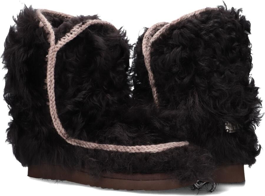 MOU Vachtlaarzen Dames Eskimo 24 Checkiang Fur Textiel Zwart - Foto 2