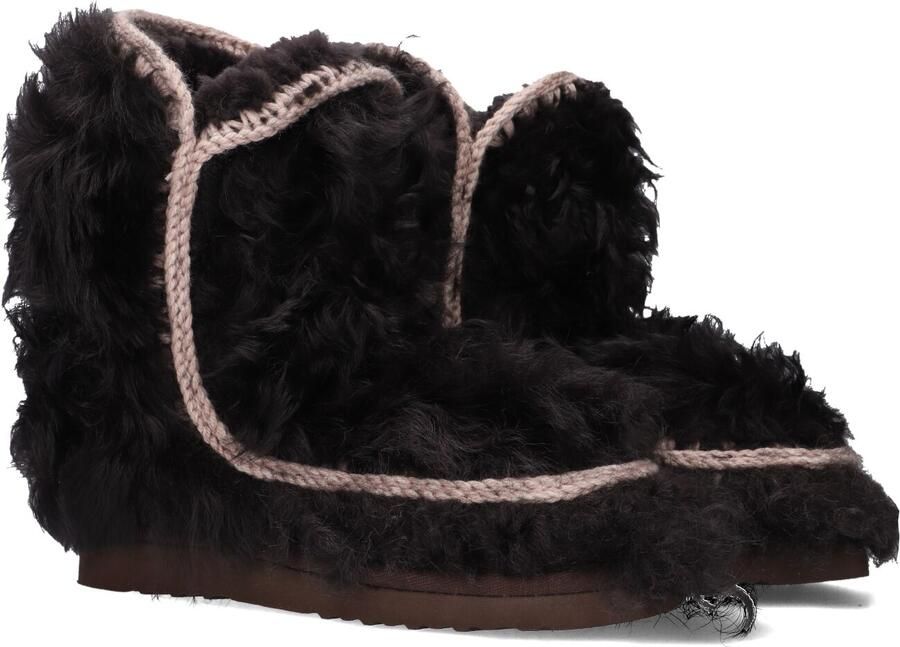 MOU Vachtlaarzen Dames Eskimo 24 Checkiang Fur Textiel Zwart - Foto 4