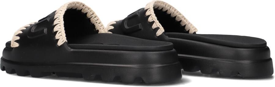 MOU Badslippers Dames Sequins Criss-cross Bio Sandal Maat: 41 Materiaal: Textiel Kleur: Zwart - Foto 5