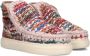 MOU Vachtlaarzen Dames Eskimo Sneaker Bold Text Maat: 41 Materiaal: Textiel - Thumbnail 1