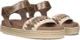 MOU Rope Sandal Black With Strap Sandalen Dames Bronskleurig - Thumbnail 1