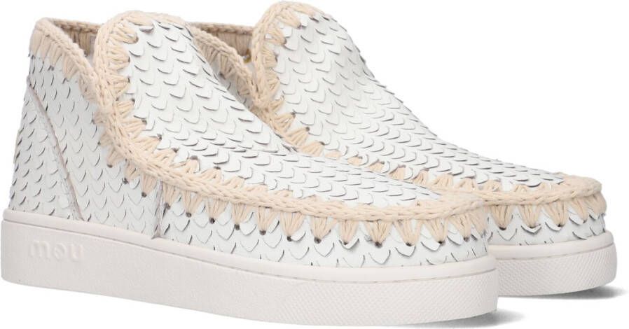 MOU Boots Dames Eskimo Sneaker Maat: 40 Materiaal: Leer Kleur: Wit