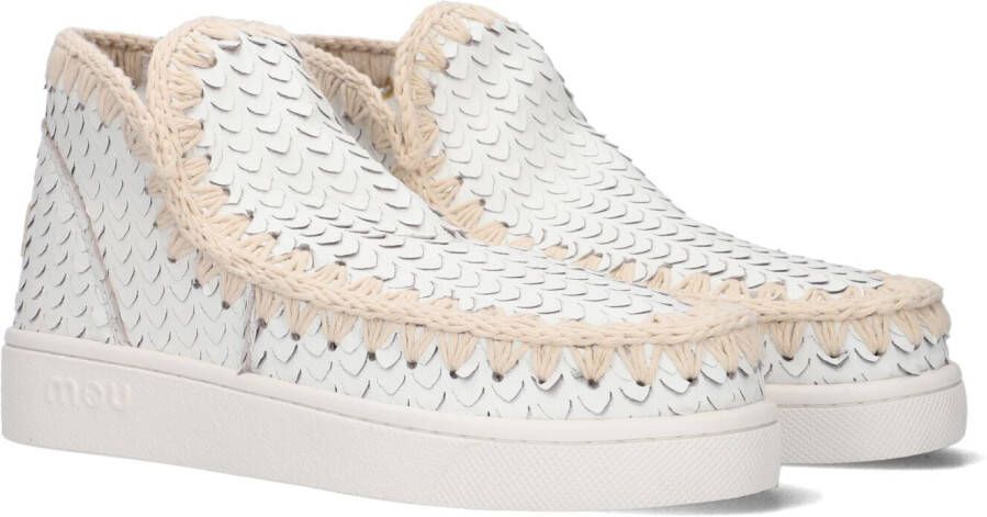 MOU Boots Dames Eskimo Sneaker Maat: 36 Materiaal: Leer Kleur: Wit