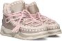 MOU Schoenen Zilver Trainer 02 Scoubidoo Lace Sneakers Zilver Mu.fw201024b - Thumbnail 1