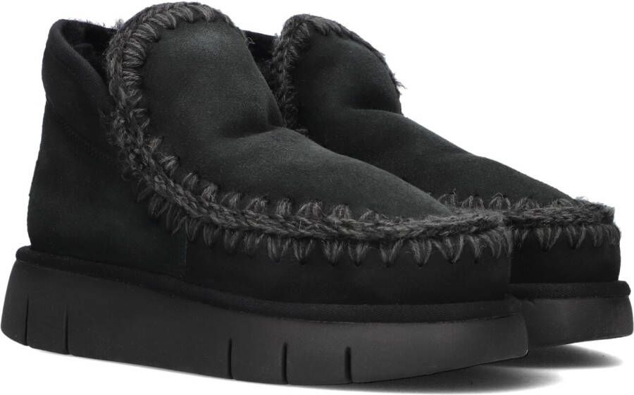 Mou Eskimo Bounce Suède Enkellaars Black Dames