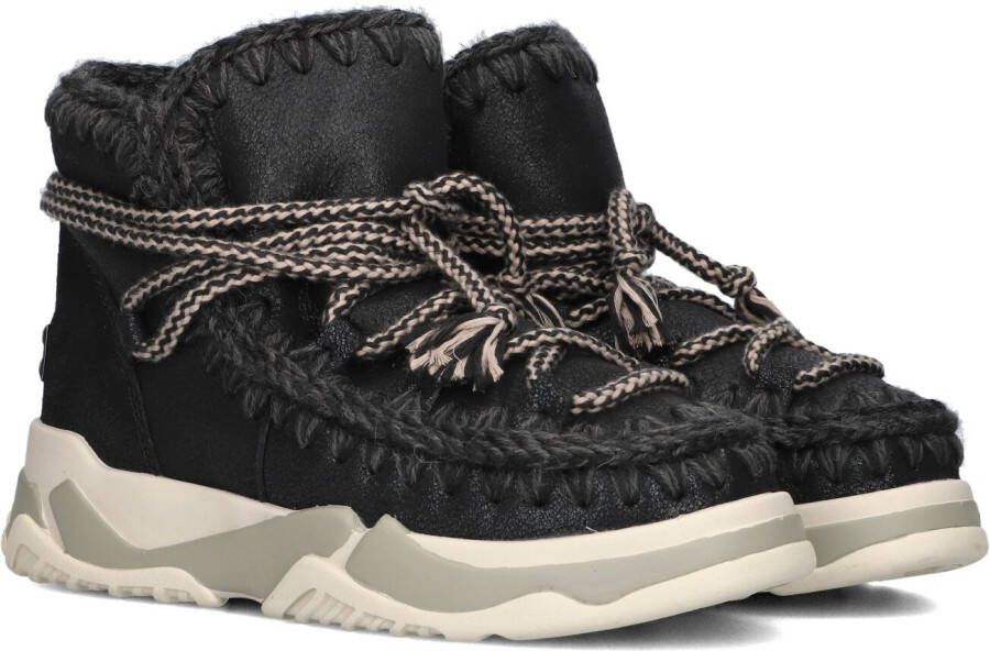 MOU Trainer 02 Scoubidoo Lace Boots Dames Zwart
