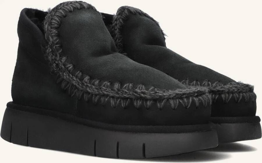 MOU Vachtlaarzen Dames Eskimo Bounce Sneaker Maat: 40 Materiaal: Suède Kleur: Zwart