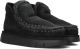MOU Vachtlaarzen Dames Eskimo Bounce Sneaker Suède Zwart - Zwart