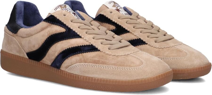 MRP Lage Sneakers Dames Chic Suède Beige