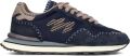 MRP Lage Sneakers Dames Amsterdam 06uphs Suède Blauw - Blauw