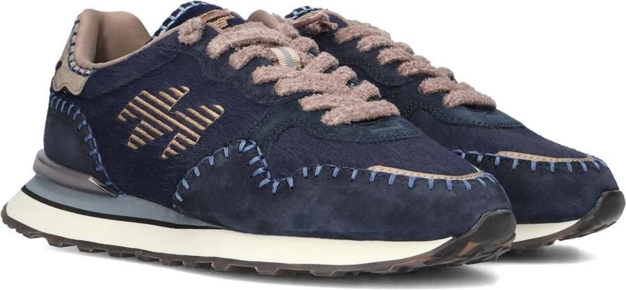MRP Lage Sneakers Dames Amsterdam 06uphs Suède Blauw - Foto 2