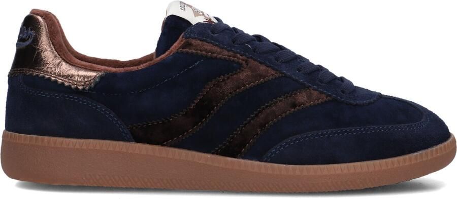 MRP Lage Sneakers Dames Chic Suède Donkerblauw - Foto 3