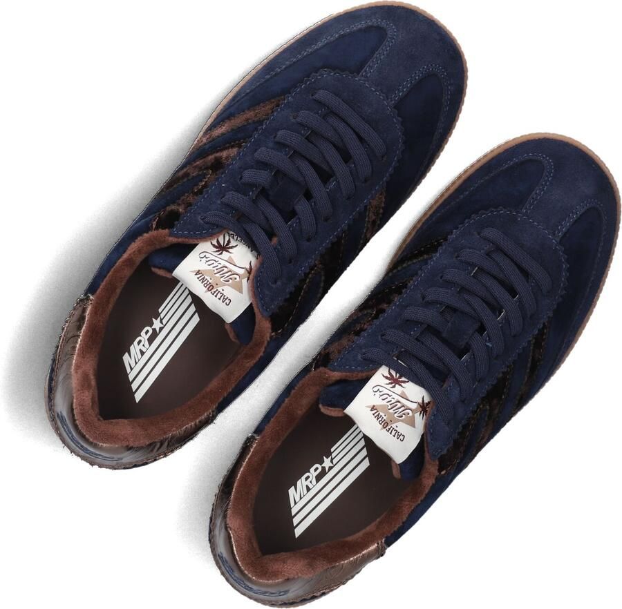 MRP Lage Sneakers Dames Chic Suède Donkerblauw - Foto 2
