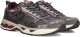 MRP Lage Sneakers Dames Melrose Leatherlook Metallic - Grijs