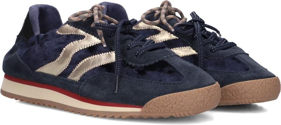 MRP Lage Sneakers Dames Utah Textiel Donkerblauw