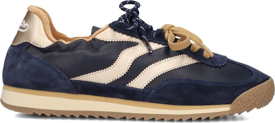 MRP Lage Sneakers Dames Utah Suède Donkerblauw