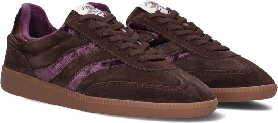 MRP Lage Sneakers Dames Chic Suède Bruin - Foto 1