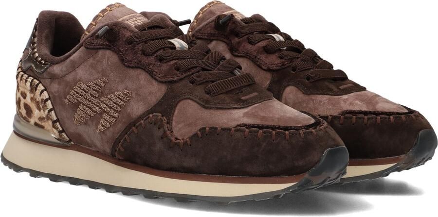 MRP Lage Sneakers Dames Indian Leer Bruin