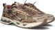 MRP Lage Sneakers Dames Melrose Leatherlook Brons - Bruin