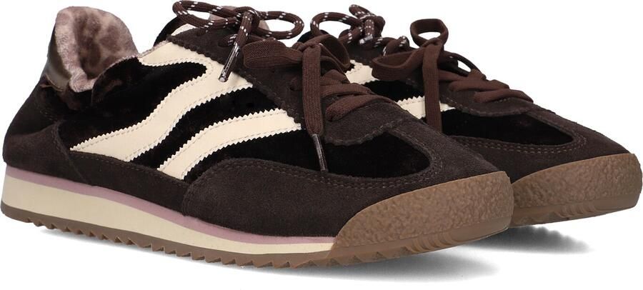 MRP Lage Sneakers Dames Utah Textiel Bruin