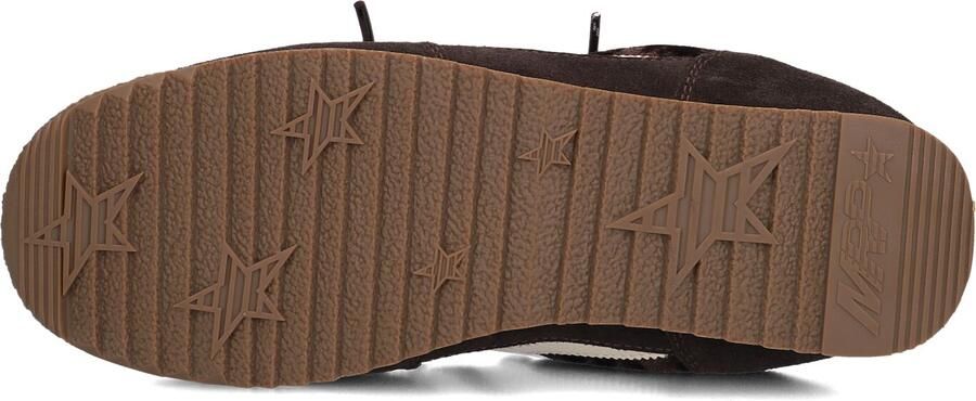 MRP Lage Sneakers Dames Utah Textiel Bruin - Foto 6