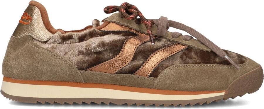 MRP Lage Sneakers Dames Utah Suède Bruin