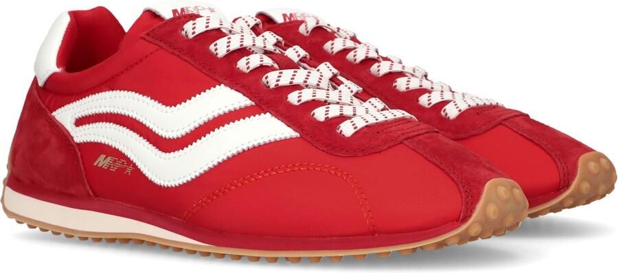 MRP Lage Sneakers Dames Cartagena Textiel Rood