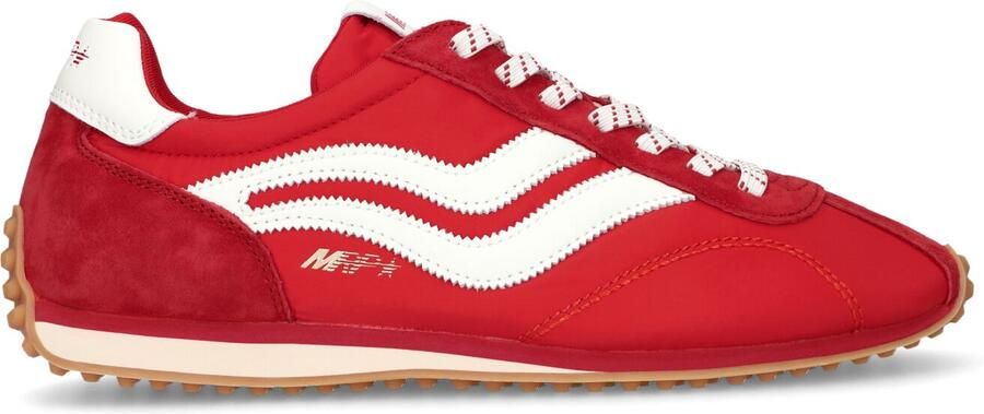 MRP Lage Sneakers Dames Cartagena Textiel Rood