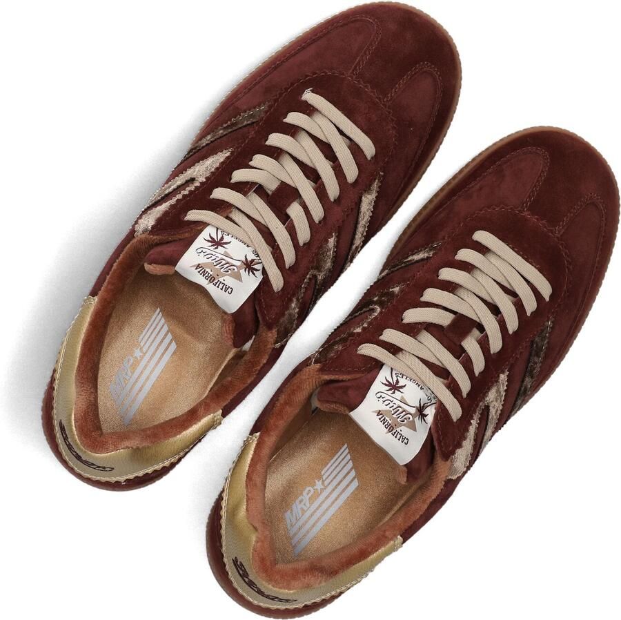 MRP Lage Sneakers Dames Chic Suède Bordeaux - Foto 2