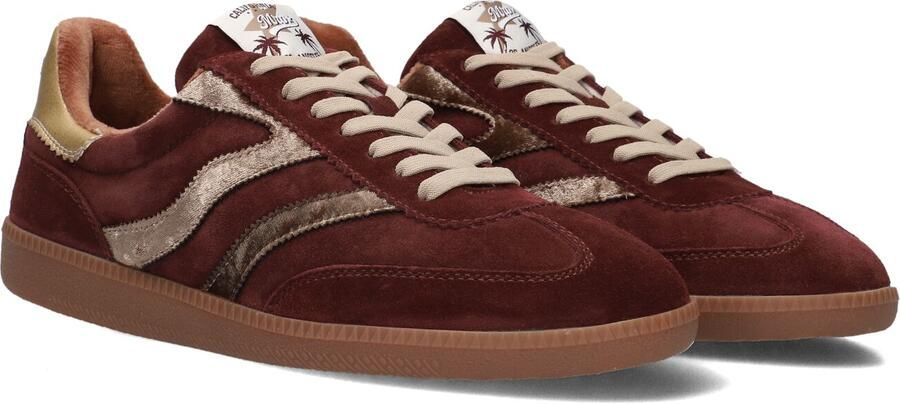 MRP Lage Sneakers Dames Chic Suède Bordeaux - Foto 1