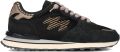MRP Lage Sneakers Dames Amsterdam 06uphs Ponyhair Zwart - Zwart