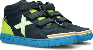 Munich G3 Boot Velcro Hoge sneakers Leren Sneaker Jongens Blauw