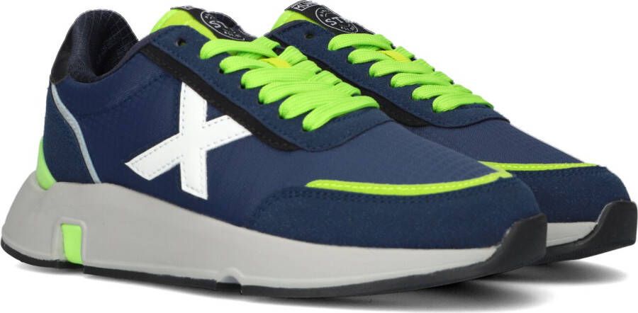 Munich Versus Sneaker Jongens Grijs Groen Blauw