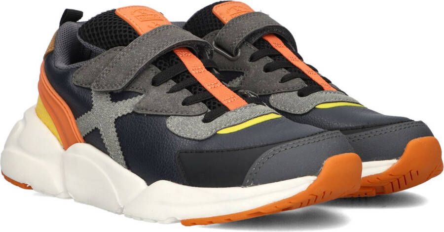 Munich Mini Track VCO Mini Track VCO sneakers grijs Zwart Jongens Meisjes Imitatieleer 33