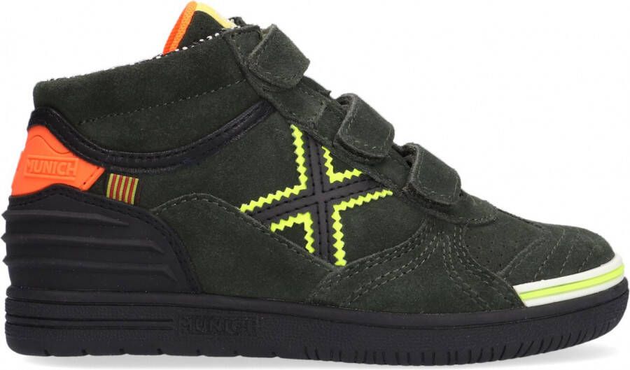 Munich Groene G3 Boot Velcro Hoge Sneaker