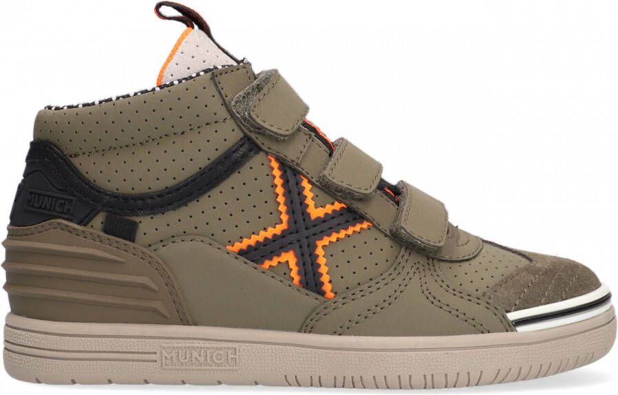 Munich Jongens Veterschoenen \u0026 Klitteband 1575235 G 3 Vco Groen -  Schoenen.nl