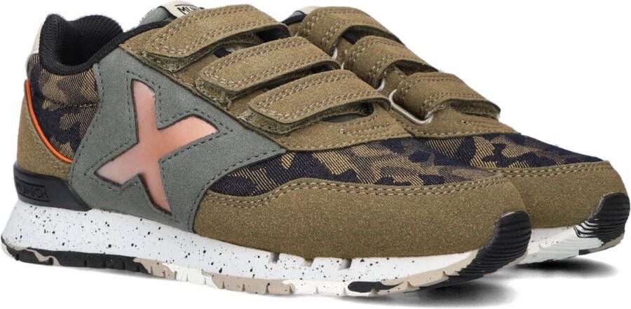 Munich Dash Kid sneakers blauw geel Groen Canvas Meerkleurig 26