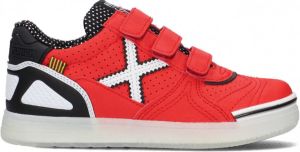 Munich G3 Velcro Lage sneakers Jongens Rood