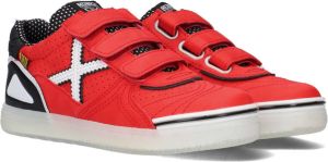 Munich G3 Velcro Lage sneakers Jongens Rood
