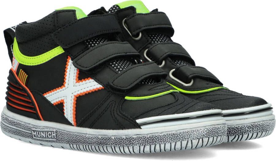 Munich G3 Boot Velcro Hoge sneakers Jongens Kids Zwart