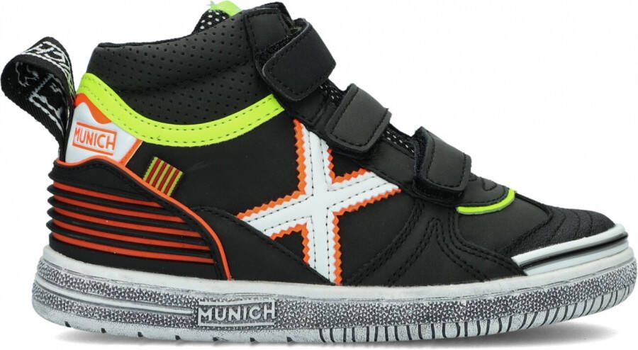 Munich G3 Boot Velcro Hoge sneakers Jongens Kids Zwart