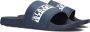 Napapijri Blauwe Polyurethaan Slippers - Thumbnail 1