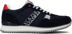 Napapijri Blue Polyester Sneaker Blauw Heren